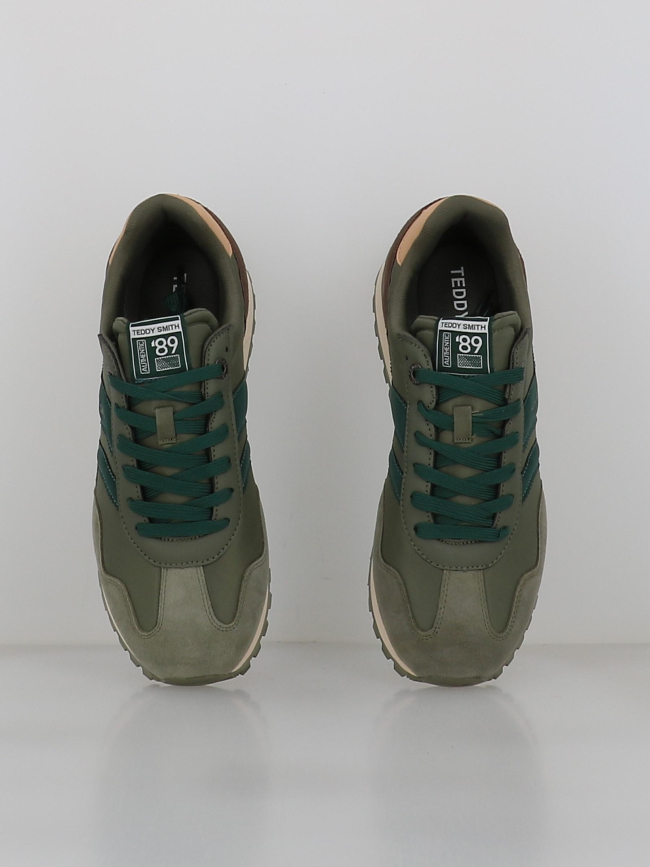 Baskets zapato cro textil kaki homme - Teddy Smith