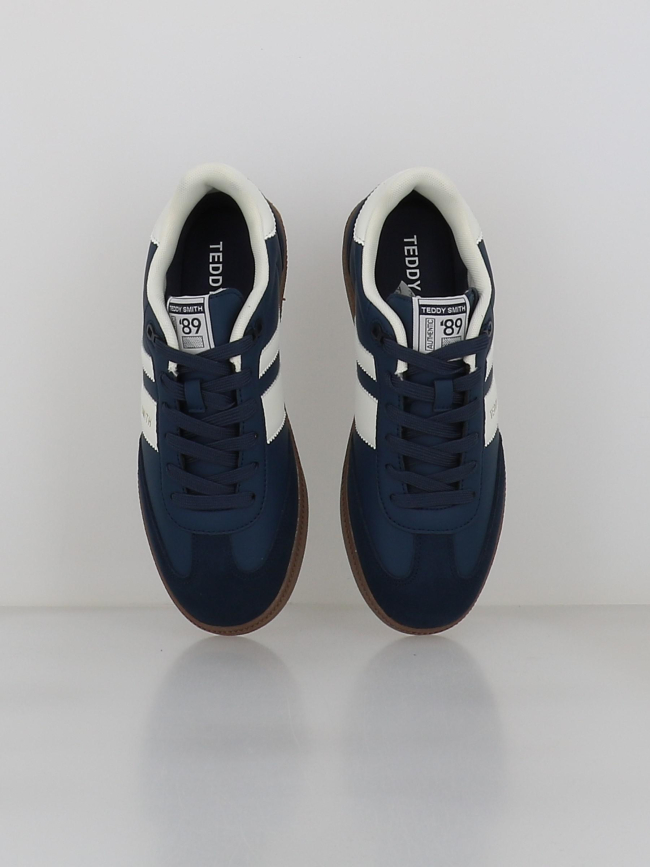 Baskets zapato cro c. bleu marine et blanc homme - Teddy Smith