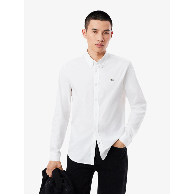 Chemise entering fall blanc homme - Lacoste
