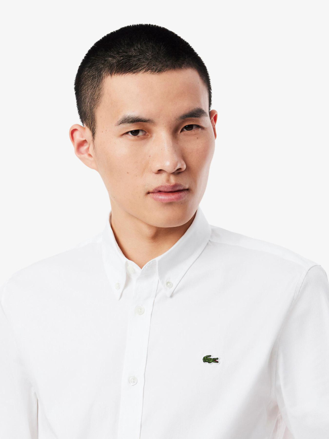 Chemise entering fall blanc homme - Lacoste