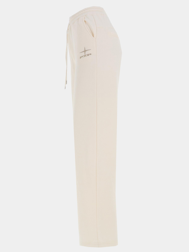 Pantalon jogging polaris brodé beige femme - Project X Paris