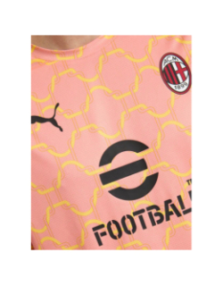 Maillot d'échauffement ac milan 25/26 rose homme - Puma