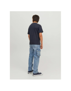 T-shirt jjestar beu marine garçon - Jack & Jones