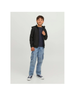 T-shirt jjestar beu marine garçon - Jack & Jones