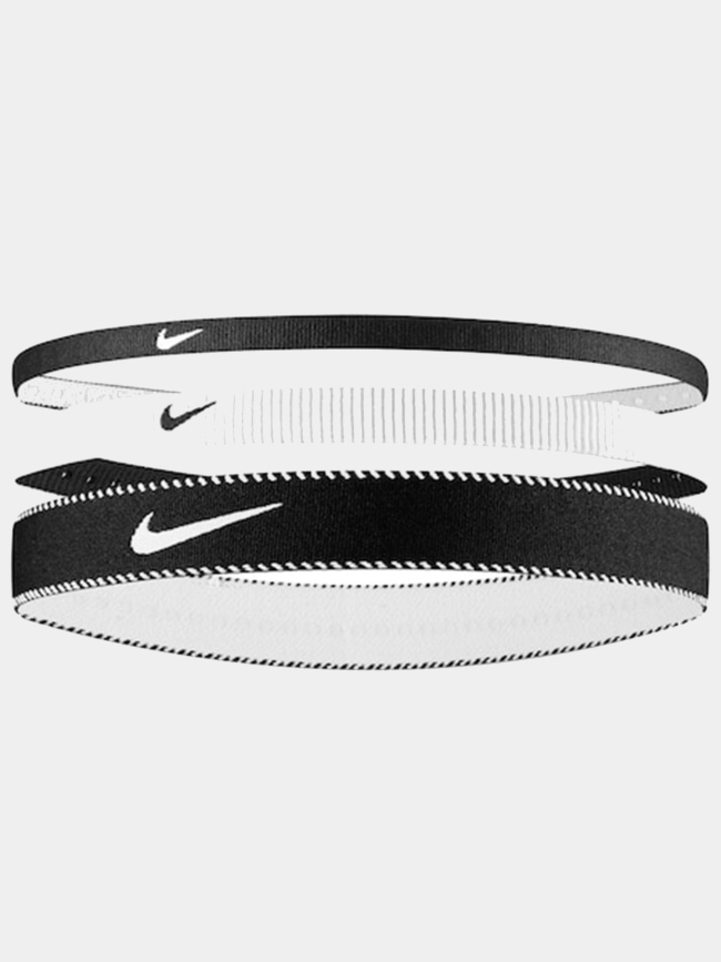 Pack de 3 bandeaux flex classic blanc noir - Nike