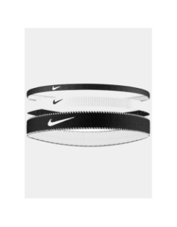 Pack de 3 bandeaux flex classic blanc noir - Nike