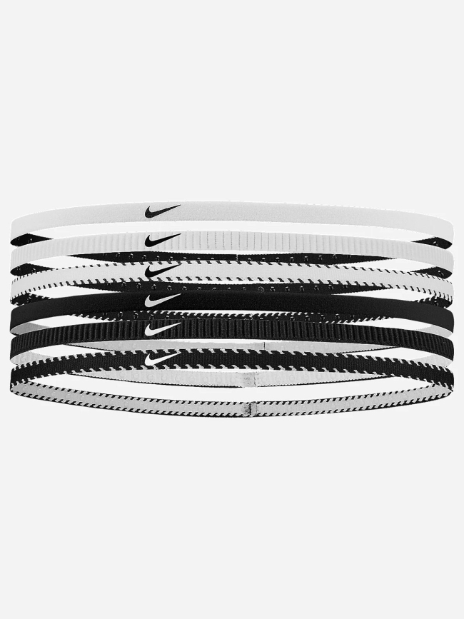 Pack de 6 bandeaux fins flex classic noir et blanc - Nike