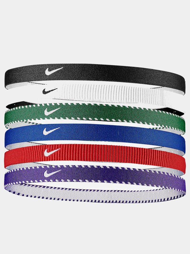 Pack de 6 bandeaux flex classic swoosh multicolore - Nike