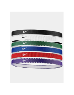 Pack de 6 bandeaux flex classic swoosh multicolore - Nike