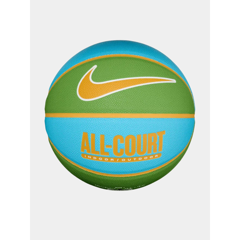 Ballon de basketball everyday all court bleu vert - Nike