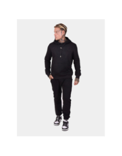 Sweat à capuche logo signature relief noir homme - Project X Paris