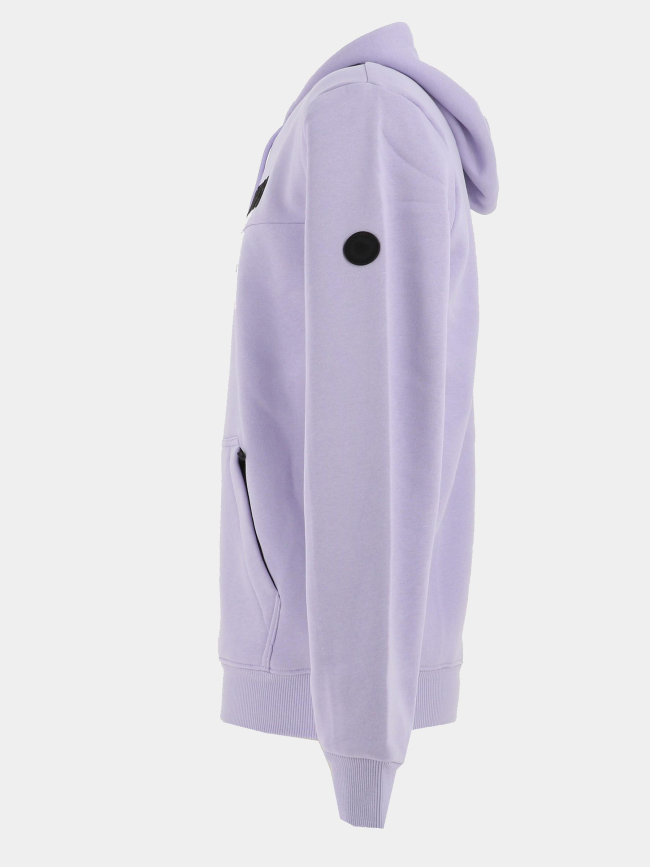 Sweat à capuche à logo relief violet homme - Project X Paris