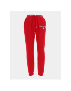 Pantalon jogging à élastique logoté rouge homme - Project X Paris