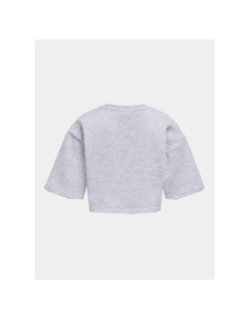 Sweat court kogfave gris fille - Only