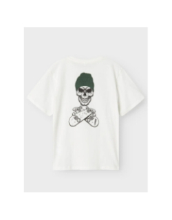 T-shirt à manches courtes nkmnotti blanc garçon - Name It
