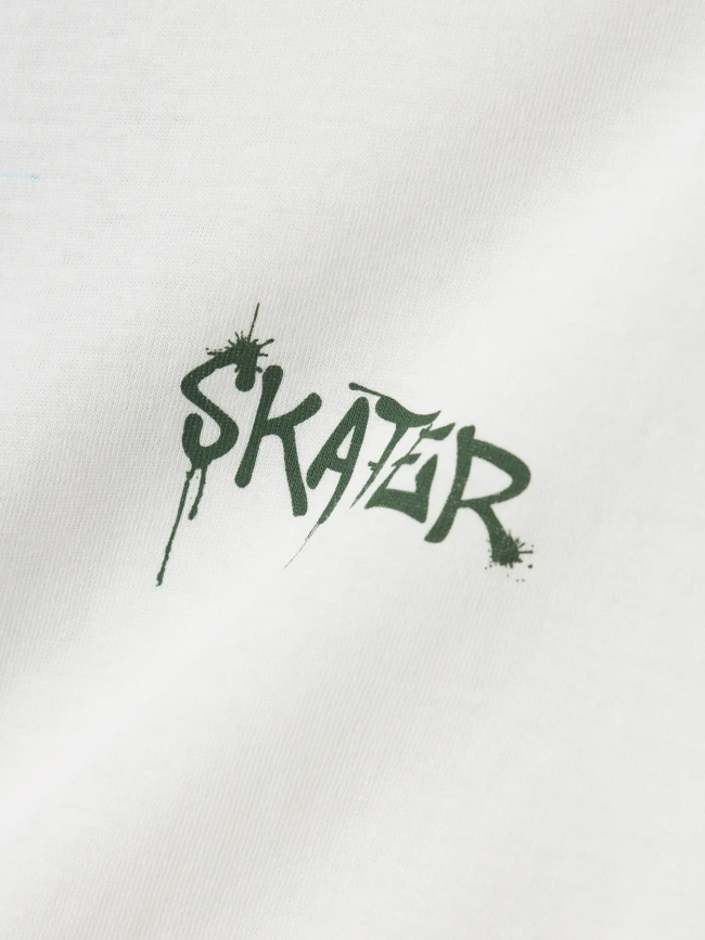 T-shirt à manches courtes nkmnotti blanc garçon - Name It