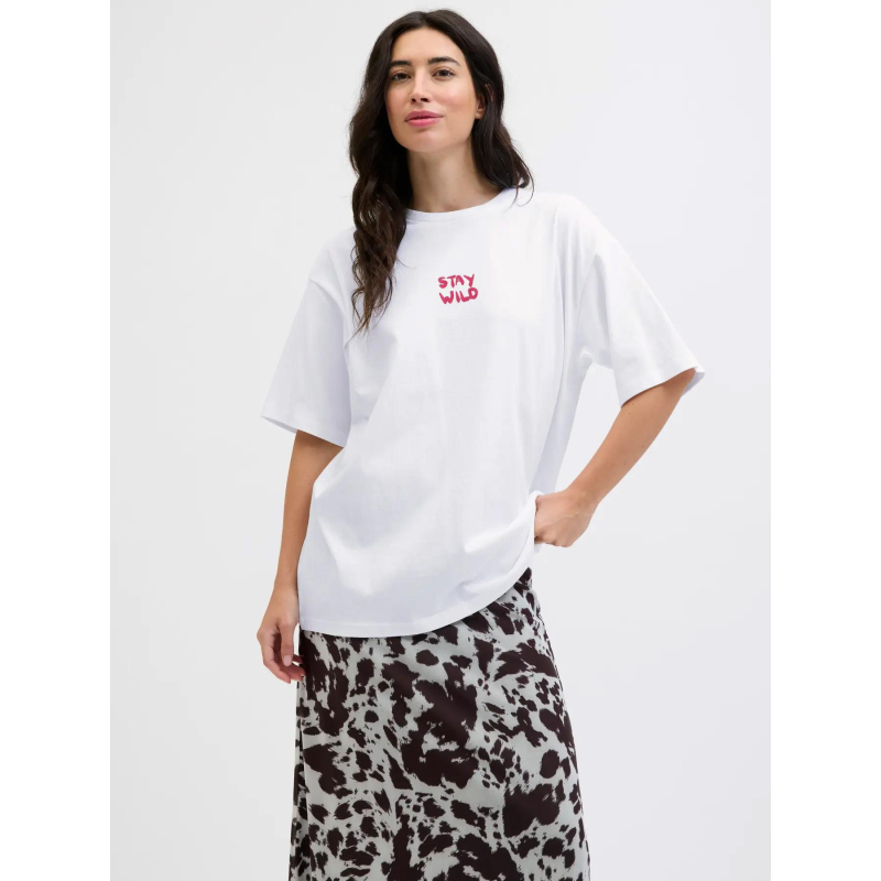 T-shirt à manches courtes jxmillow blanc femme - JJXX