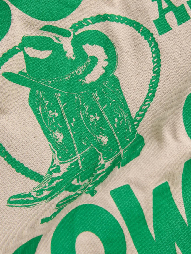 T-shirt à manches courtes jxmillow beige femme - JJXX