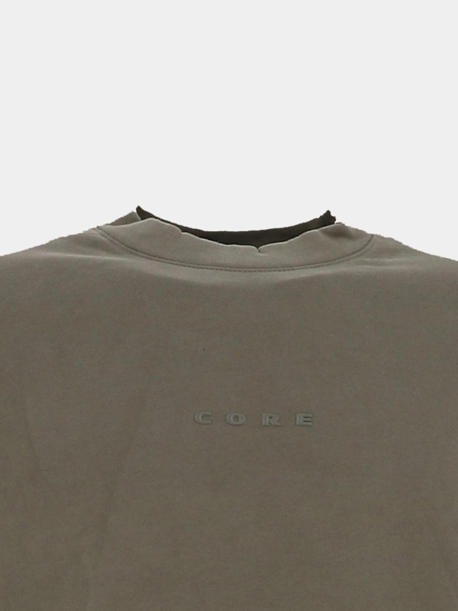 Sweat à col rond jcostance kaki homme - Jack & Jones