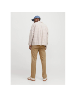 Pantalon chino jpstkane jjbarret beige homme - Jack & Jones