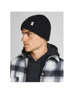 Bonnet en coton jacbrink noir homme - Jack & Jones