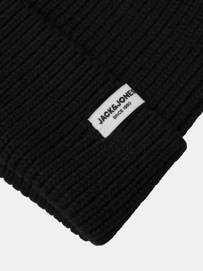 Bonnet en coton jacbrink noir homme - Jack & Jones