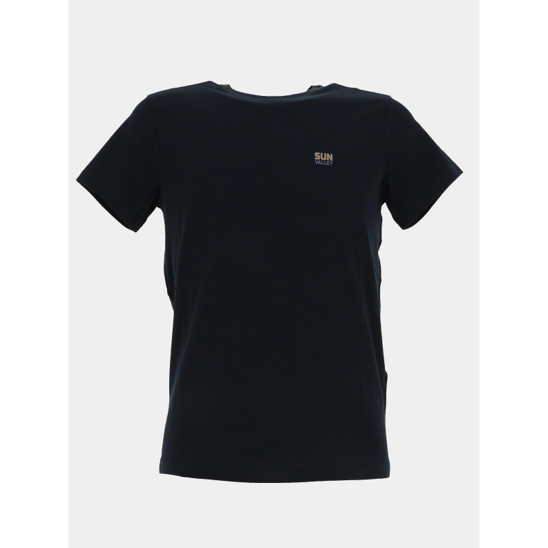 T-shirt à manches courtes clarow bleu nuit homme - Sun Valley