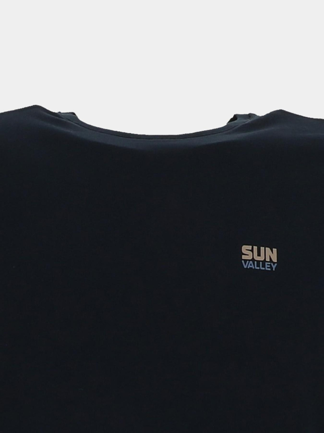 T-shirt à manches courtes clarow bleu nuit homme - Sun Valley