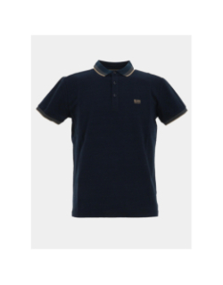 Polo stretch à manches courtes beely bleu marine homme - Sun Valley