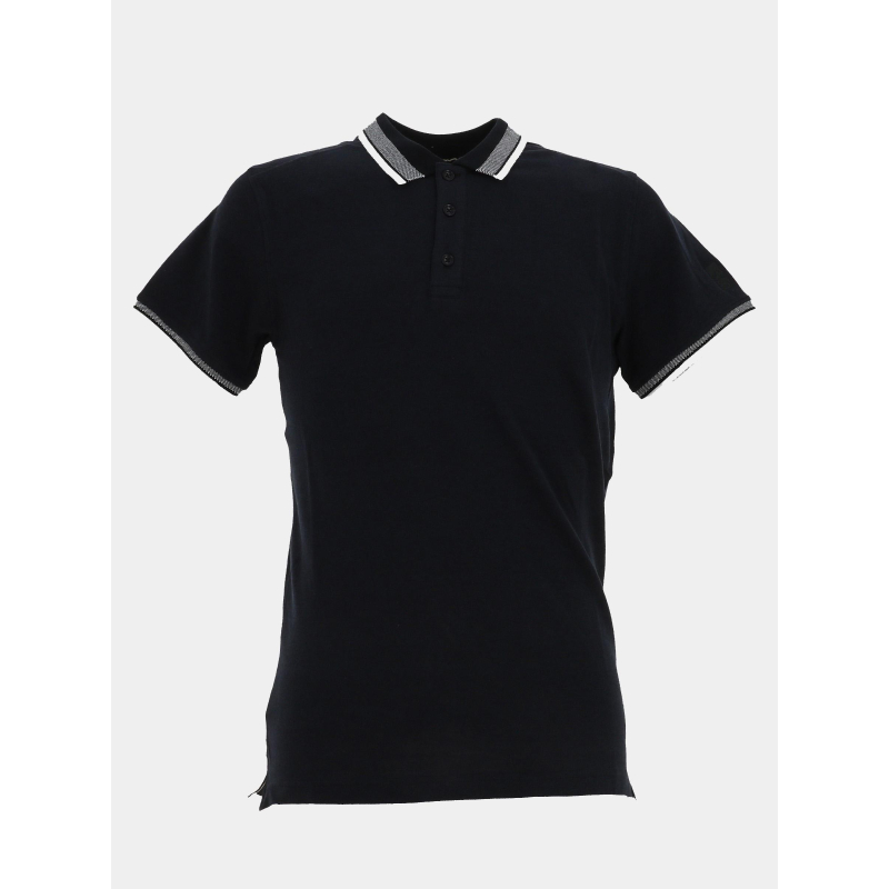 Polo à manches courtes bromeys noir homme - Sun Valley