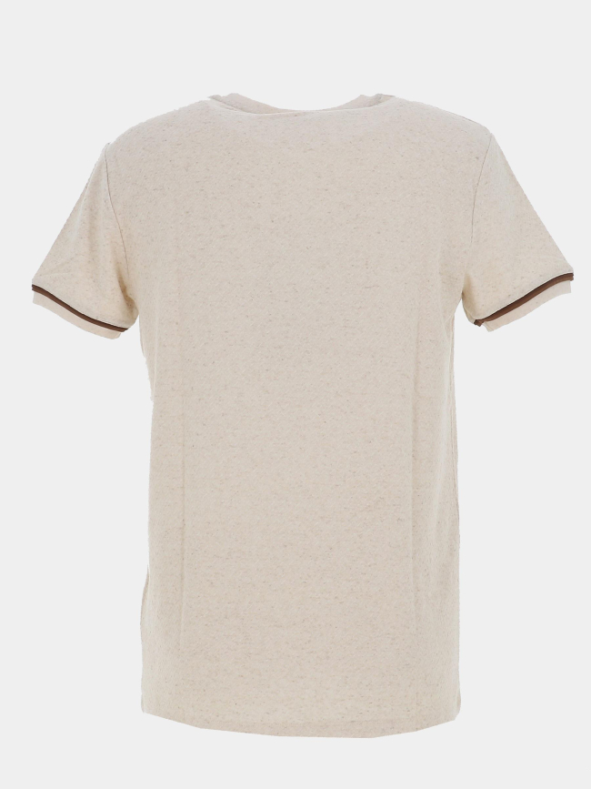 T-shirt stretch signature tasova beige homme - Benson & Cherry