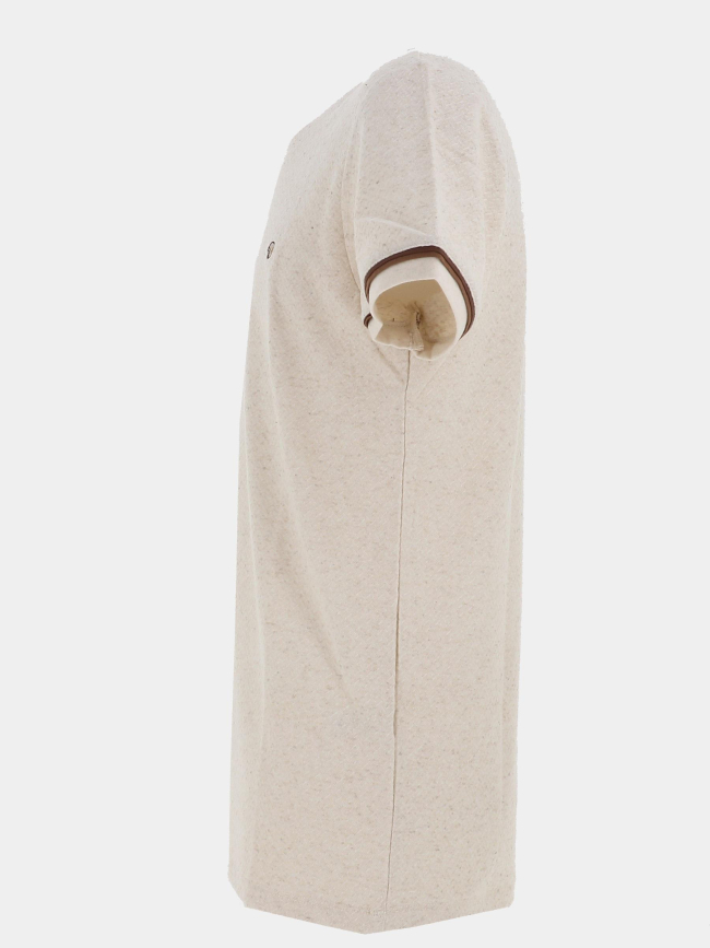 T-shirt stretch signature tasova beige homme - Benson & Cherry