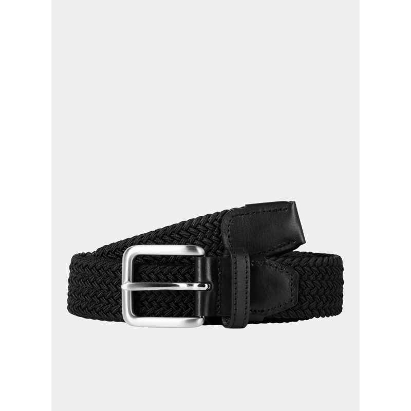Ceinture tressée stretch spring noir homme - Jack & Jones