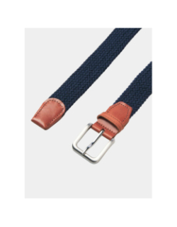 Ceinture tressée stretch spring bleu marine homme - Jack & Jones