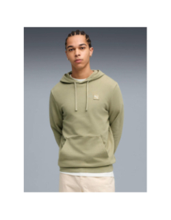 Sweat à capuche ess elevated kaki homme - Puma