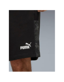 Short ess camo noir homme - Puma