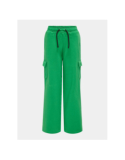Pantalon jogging cargo wide leg koganna vert fille - Only