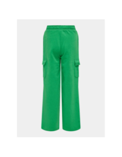 Pantalon jogging cargo wide leg koganna vert fille - Only