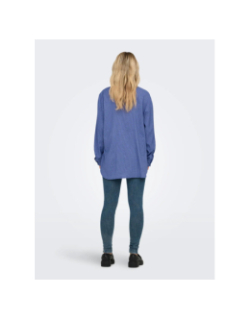 Chemise à carreaux onlmaggie bleu femme - Only