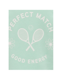 Sweat à col rond koglovely vert fille - Only