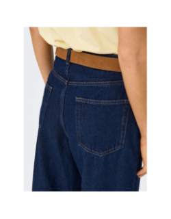 Jean large hope taille haute bleu femme - Only