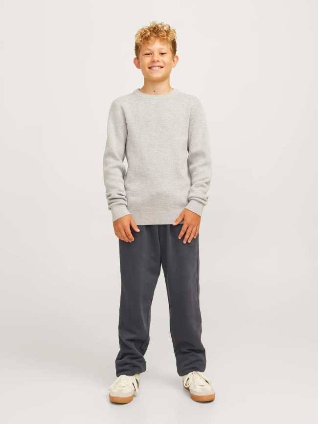 Pantalon jogging jpstkarl jjcharge anthracite garçon - Jack & Jones