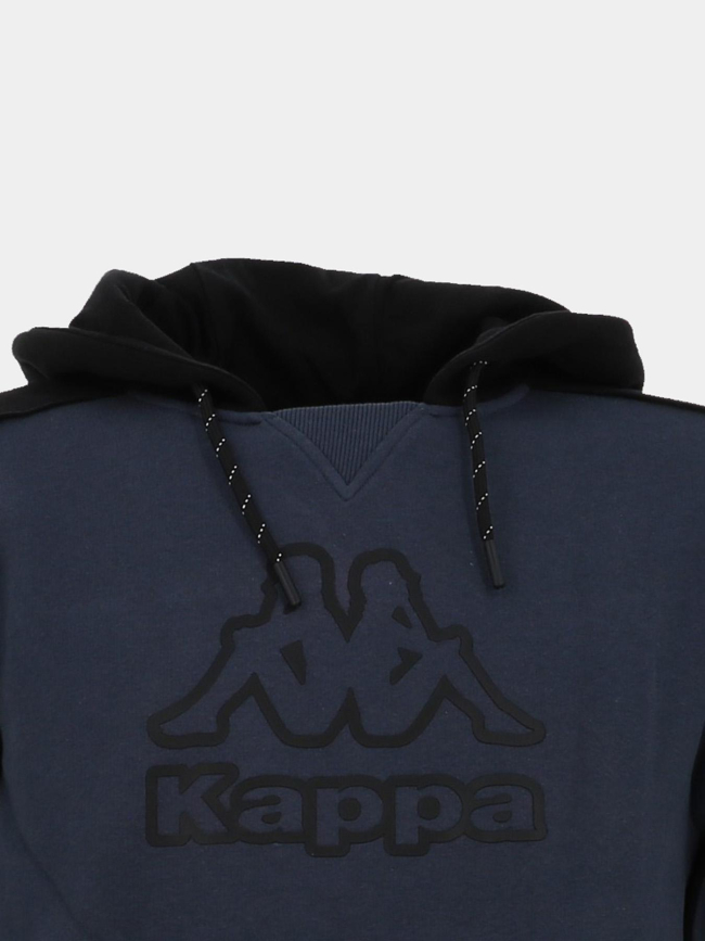 Sweat à capuche gabe bleu marine homme - Kappa