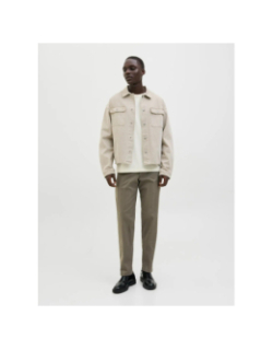 Pantalon chino jpstkane barret kaki homme - Jack & Jones