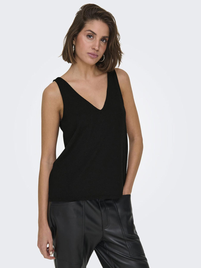 Débardeur brillant onlqueen noir femme - Only