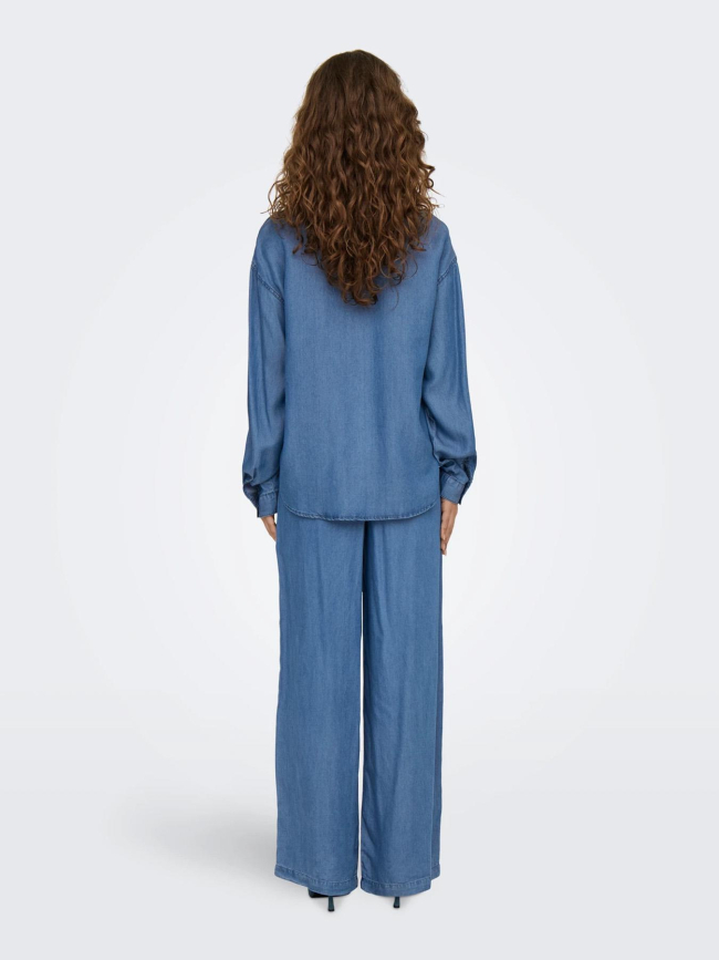 Chemise à manches longues onlcharis bleu femme - Only