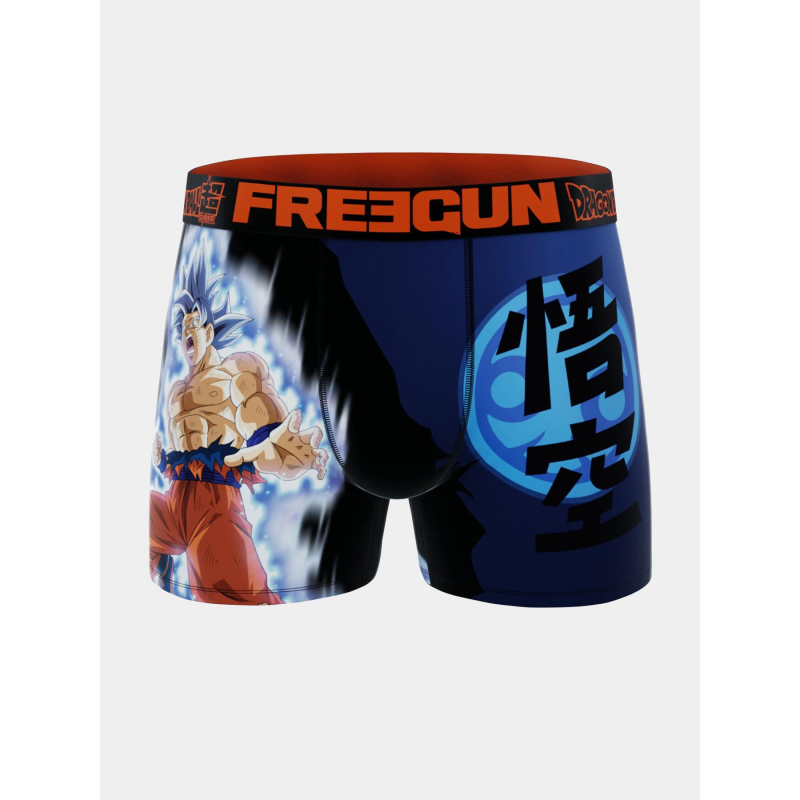 Boxer en microfibre dbs goku ui bleu homme - Freegun