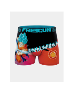 Boxer en microfibre dbs goku ssjb rouge homme - Freegun