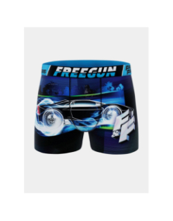 Boxer en microfibre fast and furious bleu homme - Freegun