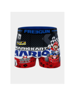 Boxer en microfibre mario kart rouge et bleu homme - Freegun